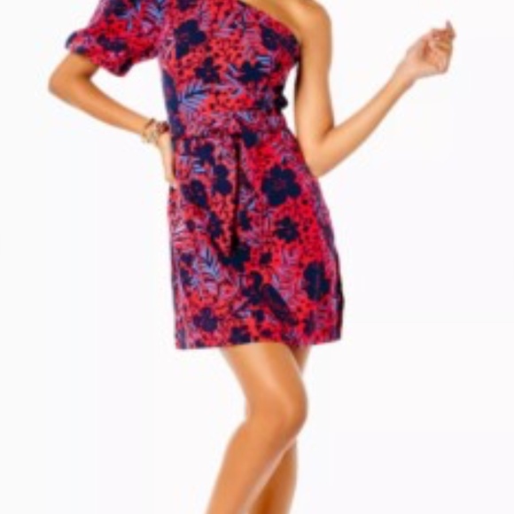Lilly Pulitzer Brialyn Romper - Ruby Red (Size 0) - Picture 10 of 10